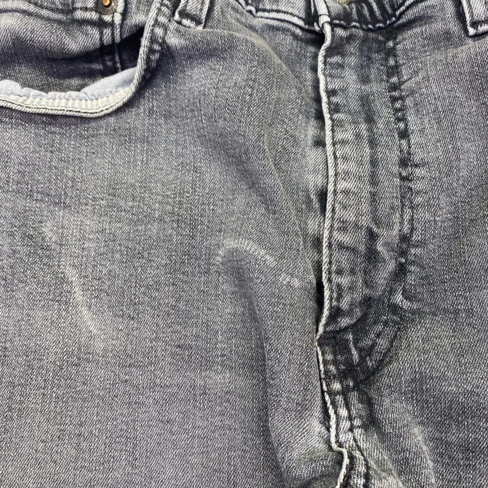 Levis‎ Premium 512 Slim Taper Jeans Mens Sz 34 Faded Black Denim Grunge Retro